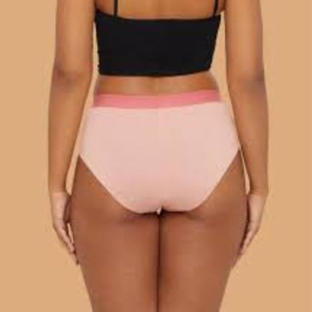 NEW✅ 2 ORGANIC COTTON Thinx for All Period SUPER BRIEF size LARGE, BLACK